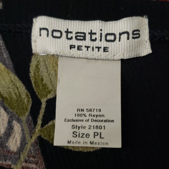 Notations Vintage Maxi Skirt PL Beaded Fringe Safari Bohemian - Picture 10 of 10